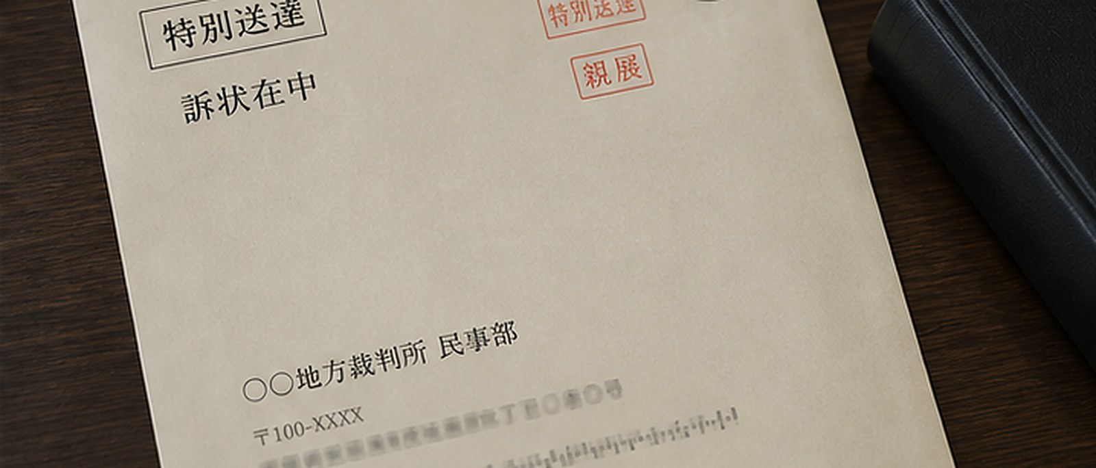 特別送達により到達した共有物分割請求訴訟の訴状